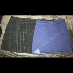 Brandy Melville Skirt Collection Raquel & Audrey